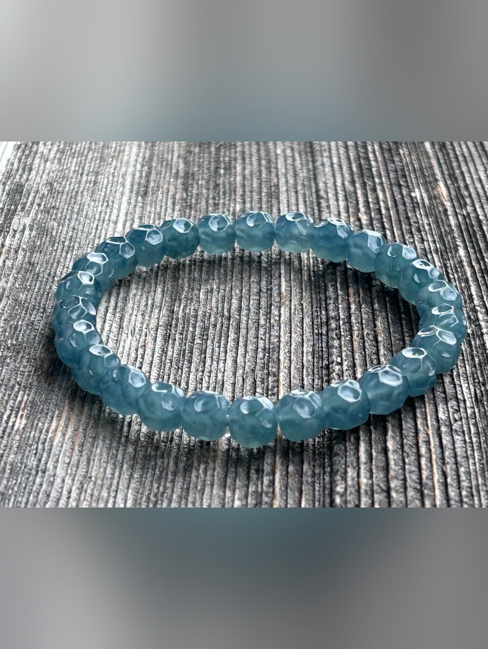 Certified Grade A Guatemalan Jadeite Moon-Cut Bracelet